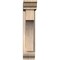 Ekena Millwork Westlake Traditional Smooth Bracket w/ Offset Brace, Douglas Fir, 5 1/2"W x 18"D x 26"H BKT0604X18X26WTL01SDF - alternate 2
